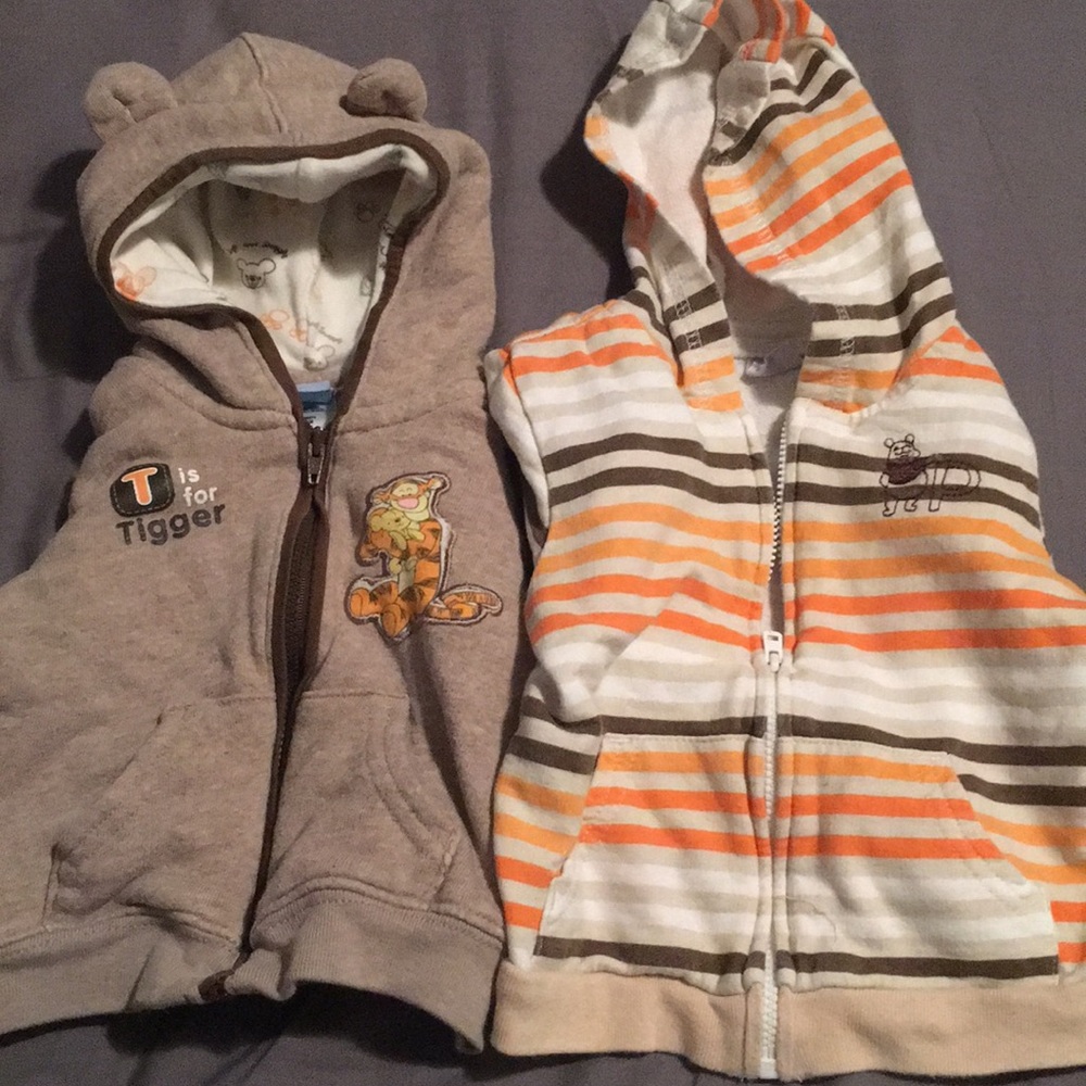 Little boy tigger and phoo jackets